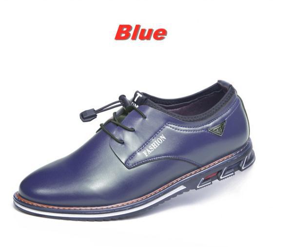 Leather comfortable men's shoes