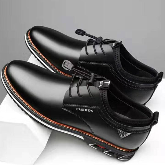 Leather comfortable men's shoes