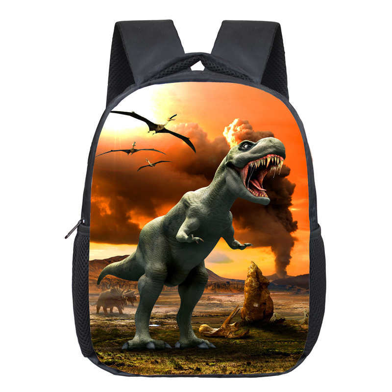 Dinosaur Fashion Kindergarten Backpack