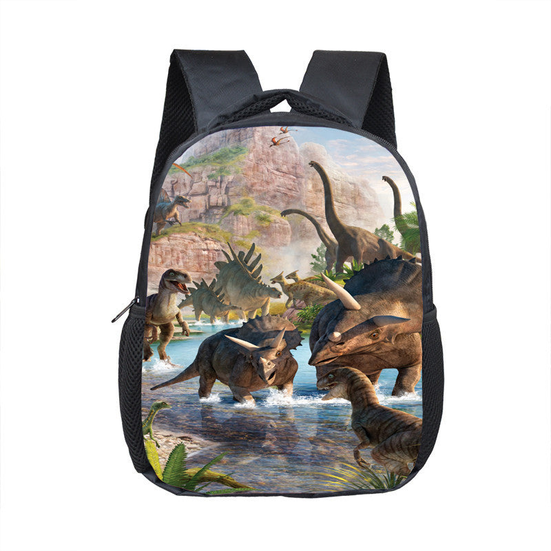 Dinosaur Fashion Kindergarten Backpack