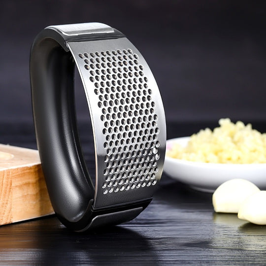 Stainless Steel Garlic Press Manual Crusher