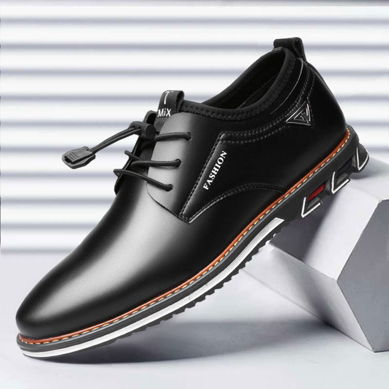 Leather comfortable men's shoes