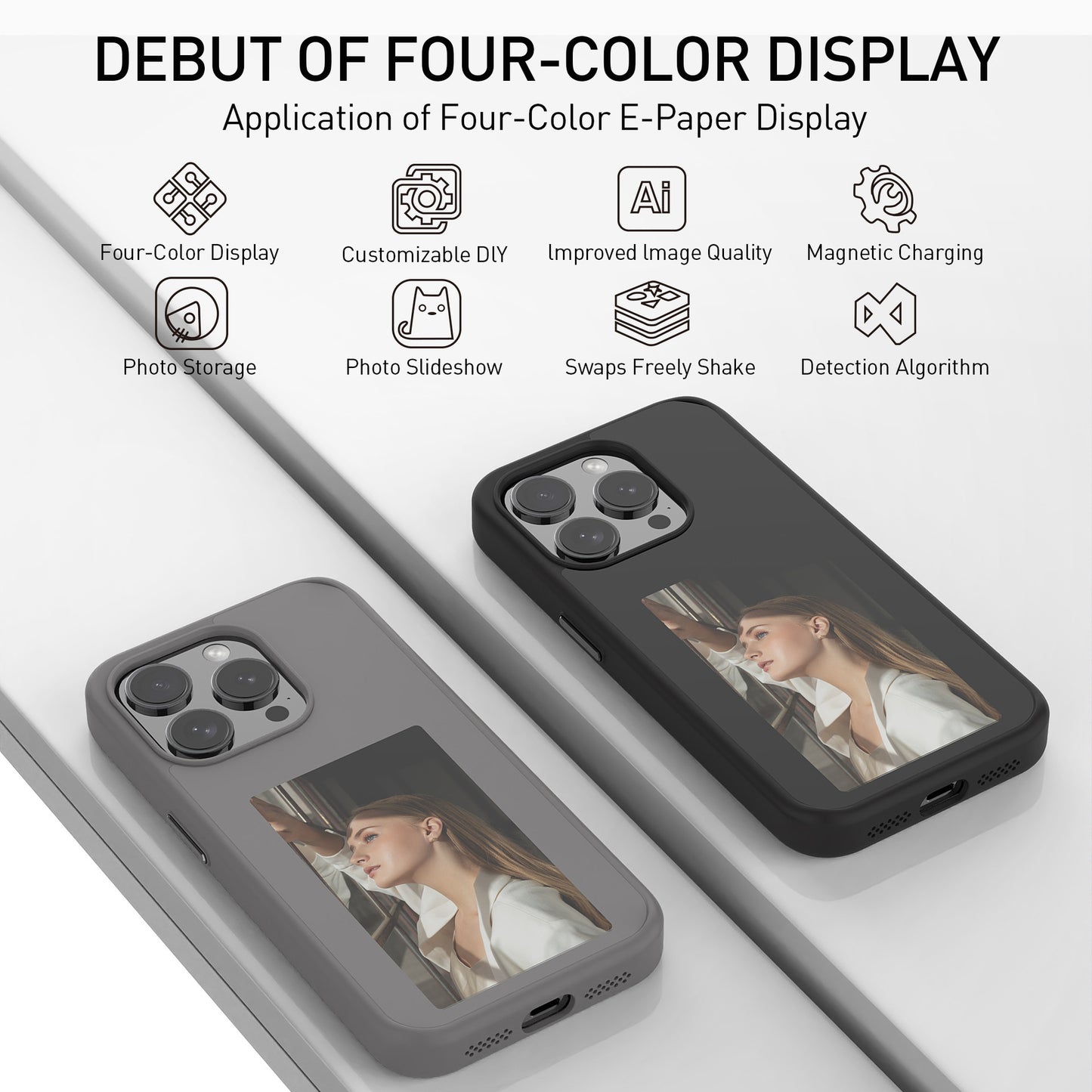 E-ink Screen Phone Case