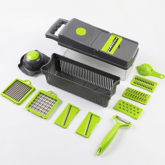 15 In 1 Food Vegetable Slicer Salad Fruit Peeler Cutter Dicer Chopper Kitchen