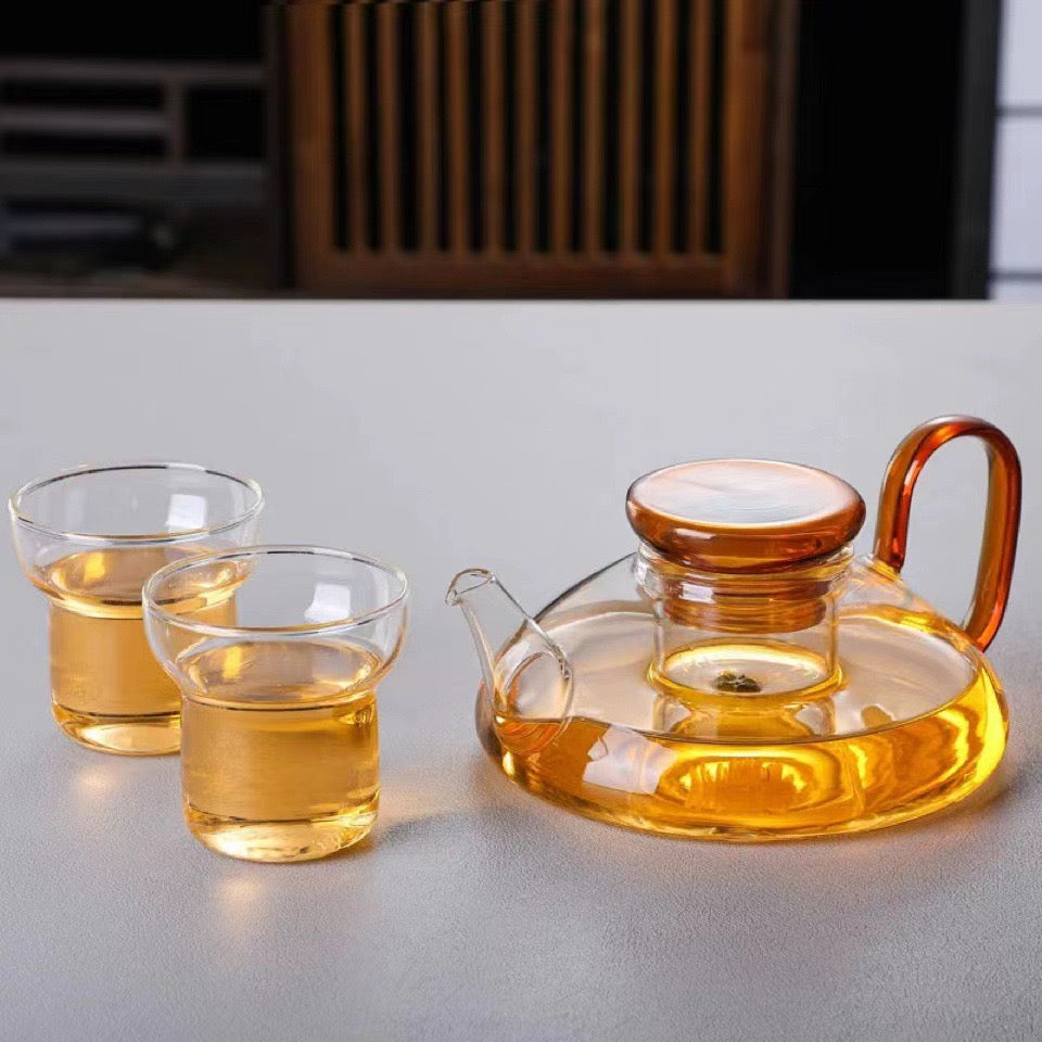 Heat-resistant Glass Teapot Nordic Tea Set