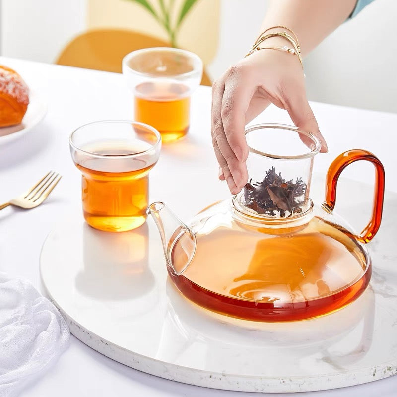 Heat-resistant Glass Teapot Nordic Tea Set