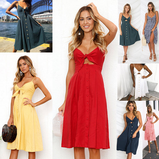 Women Summer Sleeveless Dresses