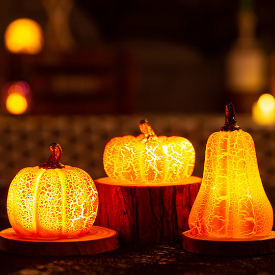 LED Candle Lamp Resin Luminous Pumpkin.