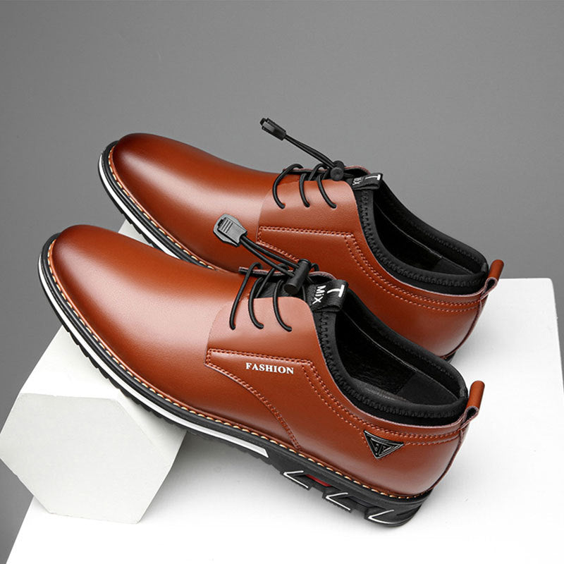 Leather comfortable men's shoes