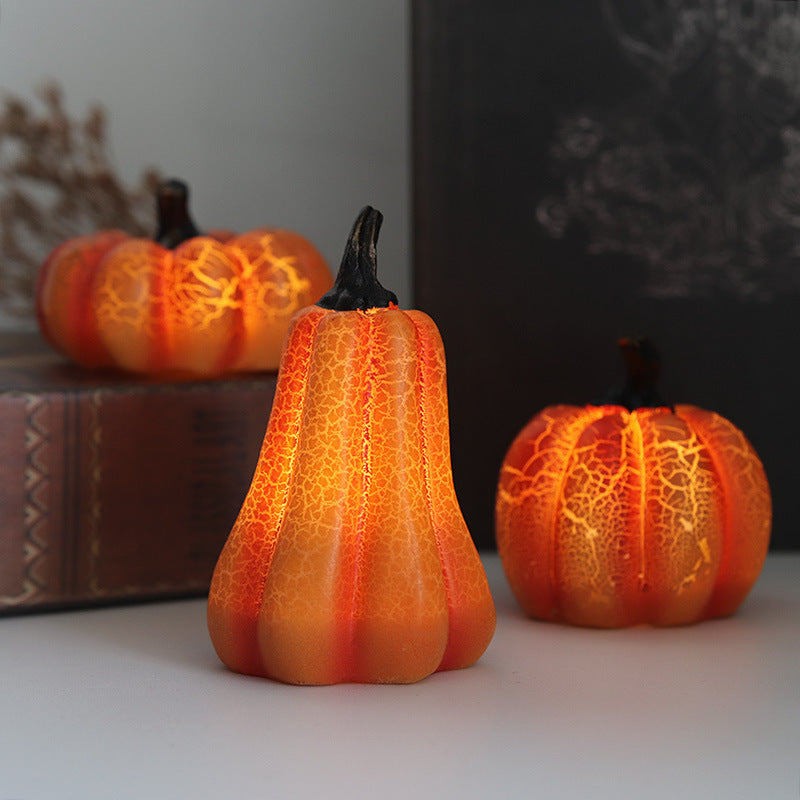 LED Candle Lamp Resin Luminous Pumpkin.