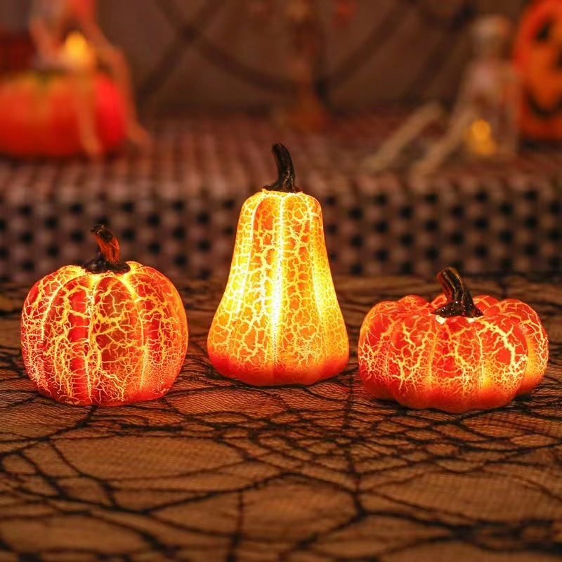 LED Candle Lamp Resin Luminous Pumpkin.