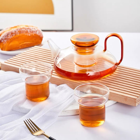 Heat-resistant Glass Teapot Nordic Tea Set