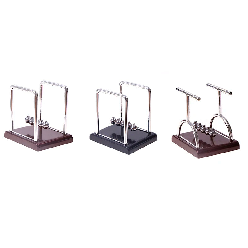 Newton's Cradle Desk Table Decor Metal Pendulum Ball Newton Ball Physics Science Pendulum Steel Balance Ball 1pc