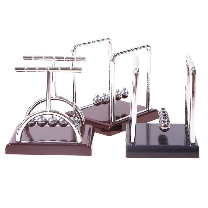 Newton's Cradle Desk Table Decor Metal Pendulum Ball Newton Ball Physics Science Pendulum Steel Balance Ball 1pc