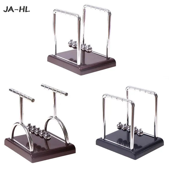 Newton's Cradle Desk Table Decor Metal Pendulum Ball Newton Ball Physics Science Pendulum Steel Balance Ball 1pc