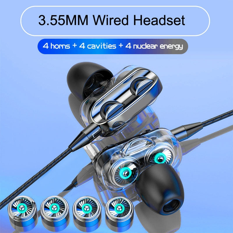 Wired Headset Earphones 3.5mm