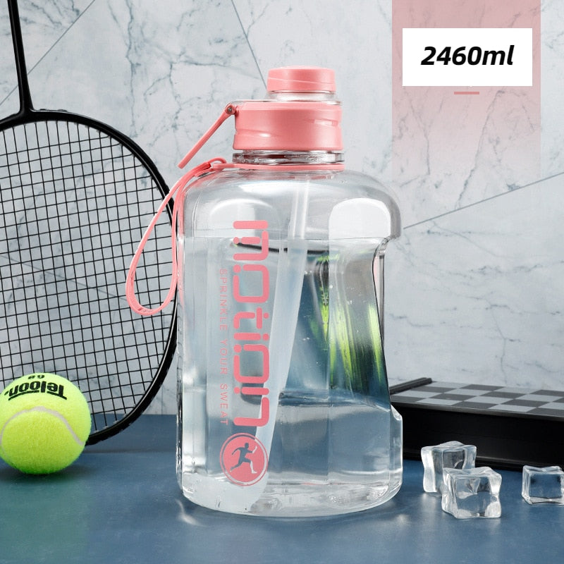 2 Litter Sports Water Bottle With Straw