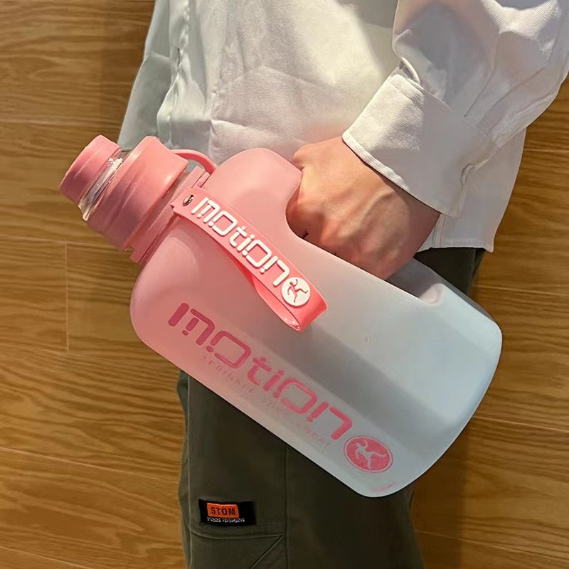 2 Litter Sports Water Bottle With Straw