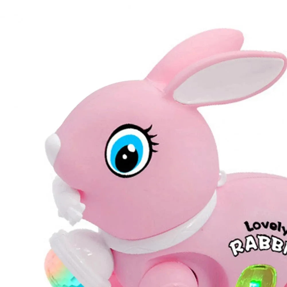 Electronic Walking Rabbit Toy Music Lovely Luminescent