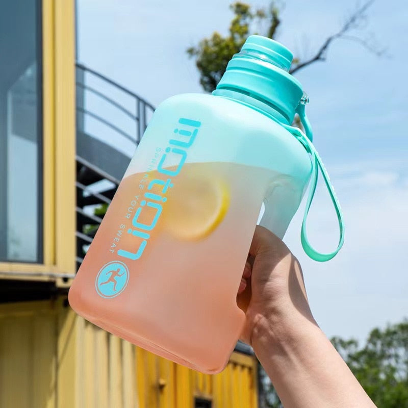 2 Litter Sports Water Bottle With Straw