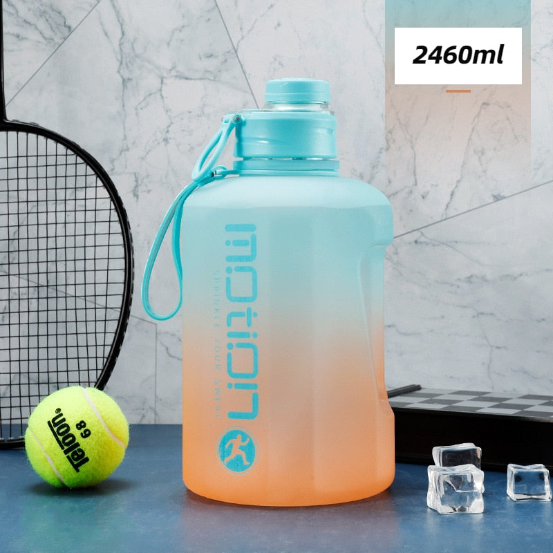 2 Litter Sports Water Bottle With Straw