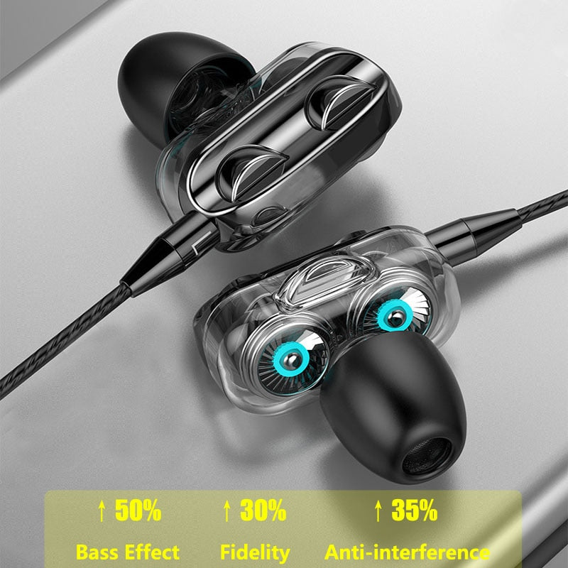 Wired Headset Earphones 3.5mm