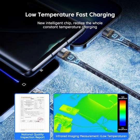 Elough 120W 3 in 1 USB Fast Charging Cable