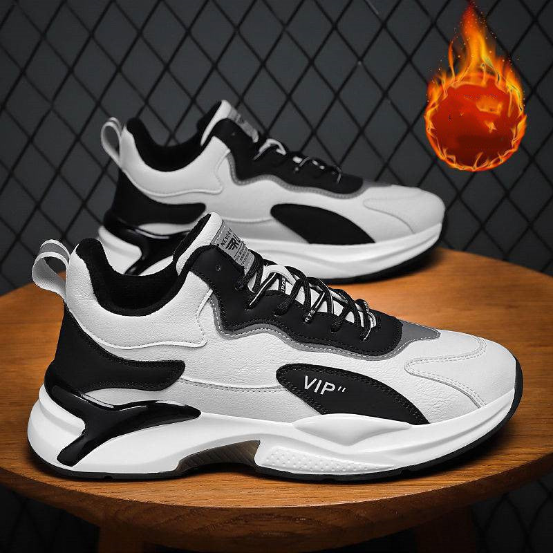 Men Fashion Black And White Sneakers