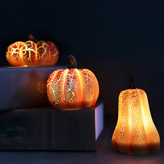 LED Candle Lamp Resin Luminous Pumpkin.