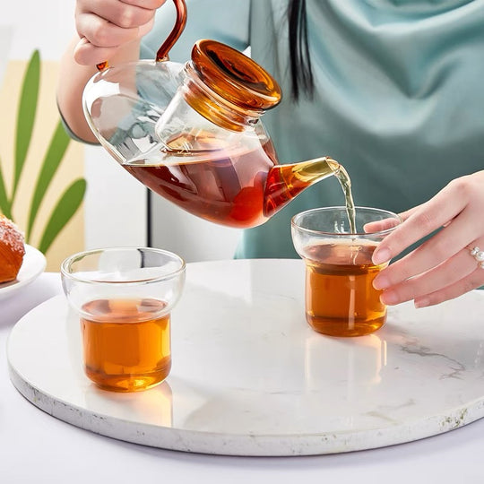 Heat-resistant Glass Teapot Nordic Tea Set