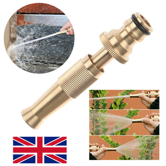 High Pressure Water Spray Gun Metal Brass Nozzle Garden Hose Pipe