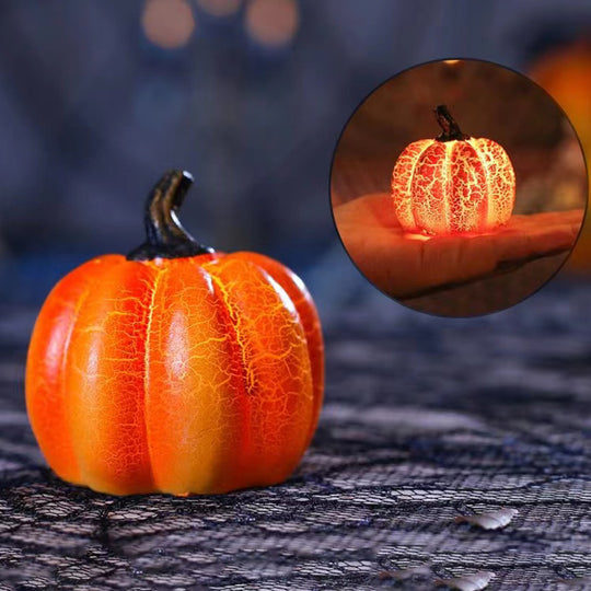 LED Candle Lamp Resin Luminous Pumpkin.